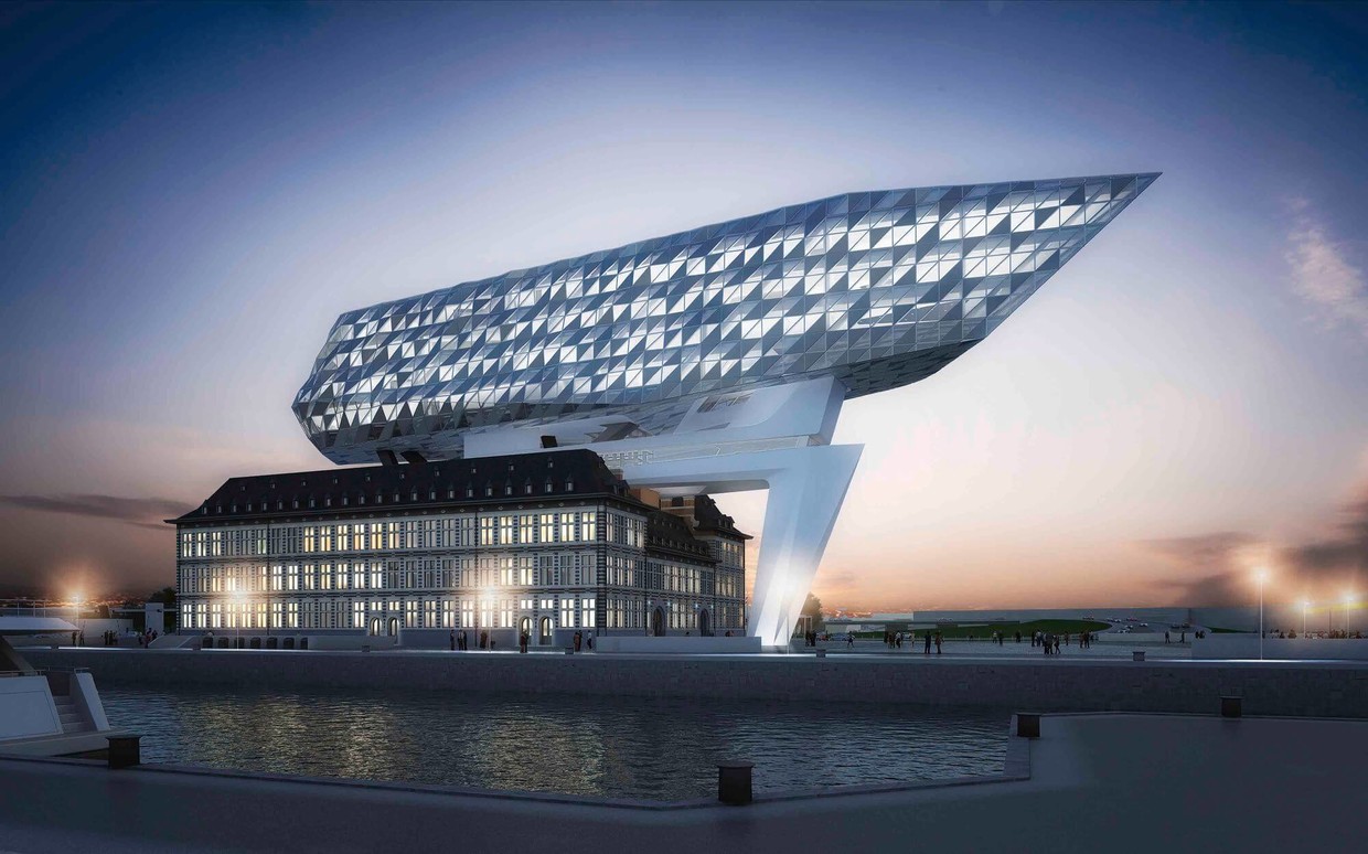 В Антверпене построили портовый дом по проекту Захи Хадид