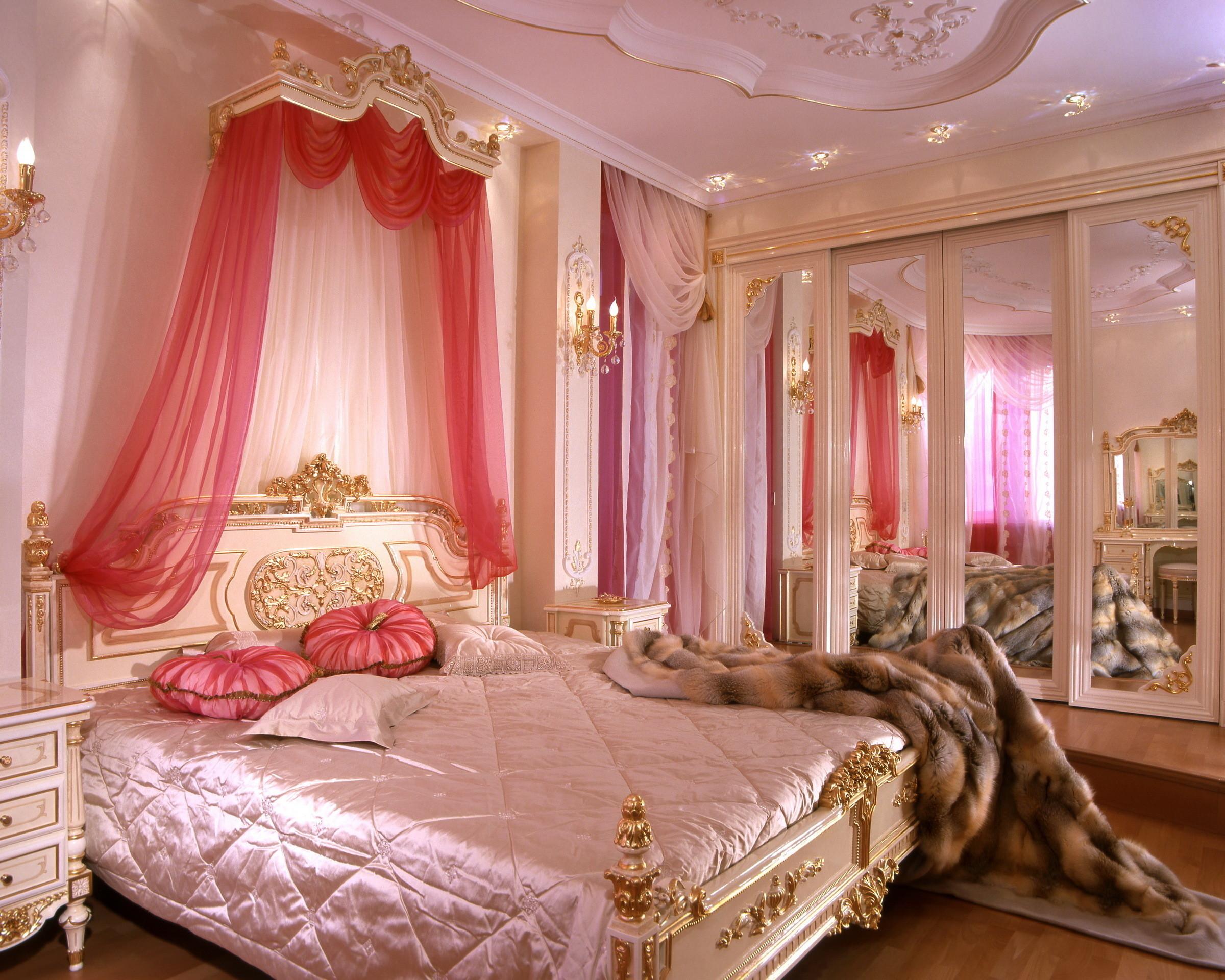 Комната красиво красивая недорого. Красивые спальные комнаты. Роскошные комнаты. Розовая спальня. Шикарная спальня.